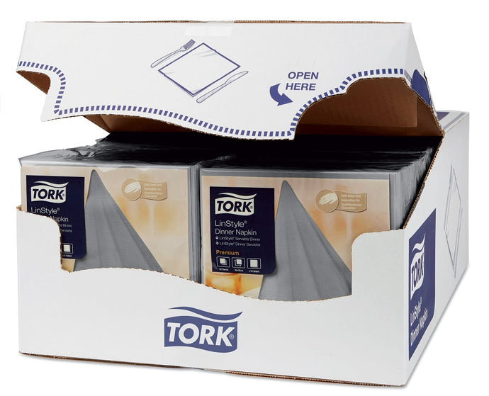 Servet Tork LinStyle grijs 600 st. 478728