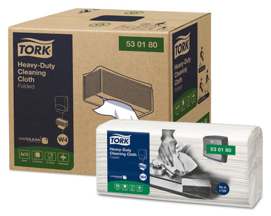 Handdoek Heavy Duty wit 5x60st W4 530180