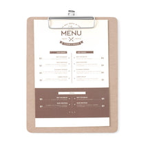 Afbeelding in Gallery-weergave laden, Menu klembord