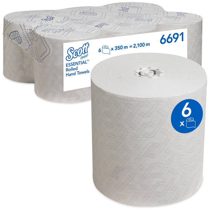 Scott max rolhanddoek 1l airflex wit 6x350m 6691
