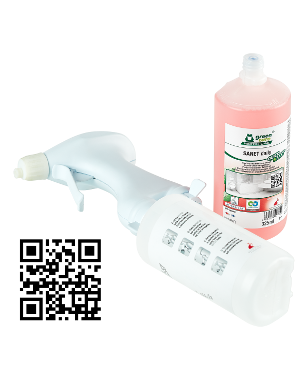 Sanet Daily Q&E - sanitaire schuimreiniger 325ml/6