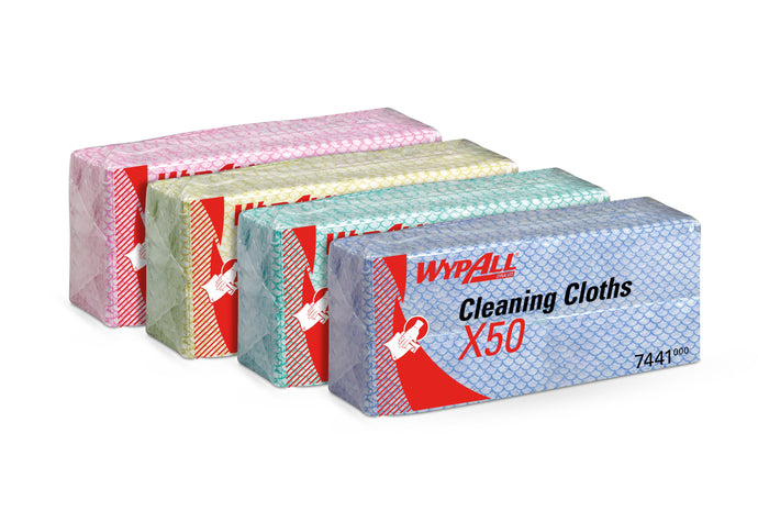 Wypall X50 sopdoek 1l blauw 6x50vel 7441