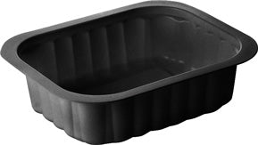 Menuschaal zwart 470cc 300 st. in PP 758002