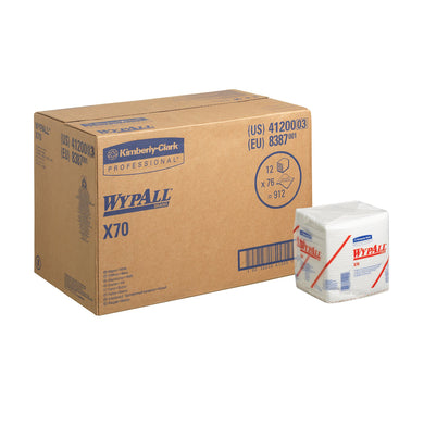 Wypall X70 gevouwen 1L wit 12x76vel 8387