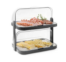 Afbeelding in Gallery-weergave laden, Koeldisplay met rolltop, dubbel