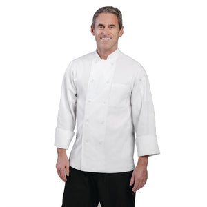 Chef Works Le Mans unisex koksbuis wit L