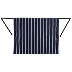 Whites sloof blauw-wit gestreept