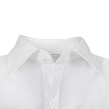 Afbeelding in Gallery-weergave laden, Uniform Works unisex overhemd lange mouw wit L