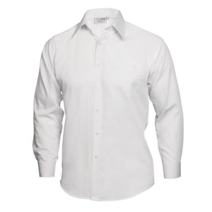 Uniform Works unisex overhemd lange mouw wit M
