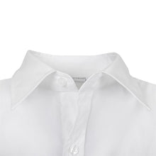 Afbeelding in Gallery-weergave laden, Uniform Works unisex overhemd lange mouw wit XL