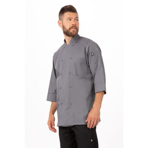 Chef Works unisex koksbuis grijs M