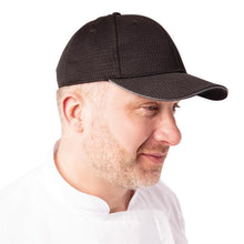 Afbeelding in Gallery-weergave laden, Chef Works Cool Vent baseball cap zwart en grijs