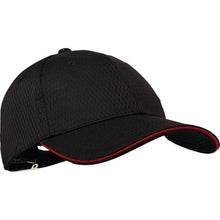 Afbeelding in Gallery-weergave laden, Chef Works Cool Vent baseball cap zwart en rood