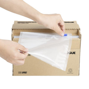 Vogue vacuÃ¼mverpakkingsrol met snijbox (reliÃ«f) 200 mm breed