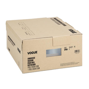 Vogue vacuÃ¼mverpakkingsrol met snijdoos (reliÃ«f) 200 mm en 300 mm dubbelverpakking