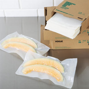 Vogue Composteerbare Geëmbosseerde Vacuumverpakkingszakken 300x400mm (Pakket Van 50)