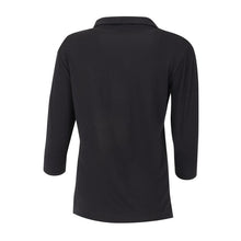 Afbeelding in Gallery-weergave laden, Uniform Works dames T-shirt met V-hals zwart L