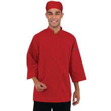 Afbeelding in Gallery-weergave laden, Chef Works unisex koksbuis rood L