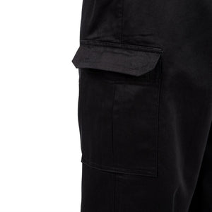 Chef Works unisex slim fit cargo broek zwart L