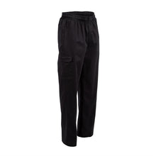 Afbeelding in Gallery-weergave laden, Chef Works unisex slim fit cargo broek zwart L