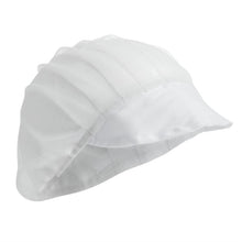 Afbeelding in Gallery-weergave laden, Whites nylon haarnet met klep wit
