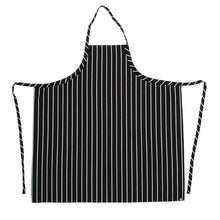 Afbeelding in Gallery-weergave laden, Chef Works Premium geweven schort zwart-wit gestreept