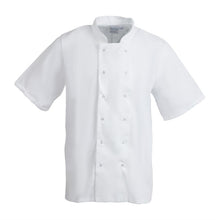 Afbeelding in Gallery-weergave laden, Whites Boston unisex koksbuis korte mouw wit XL