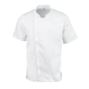 Chef Works Springfield unisex koksbuis met rits wit M