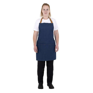 Southside Denim Blauw Short Met Bruine Bandjes