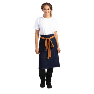 Whites Southside bistrosloof blauw denim 90x100cm