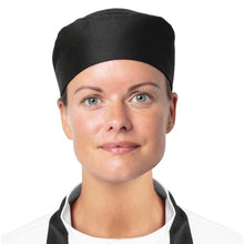 Afbeelding in Gallery-weergave laden, Nisbets Essentials skull cap zwart - universeel (2 stuks)