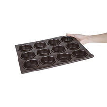 Afbeelding in Gallery-weergave laden, Vogue aluminium anti-kleef bakvorm 12 muffins