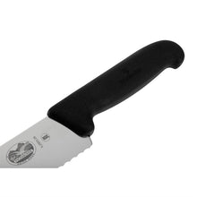 Afbeelding in Gallery-weergave laden, Victorinox Fibrox gekarteld bakkersmes 25,5cm