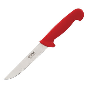 Hygiplas uitbeenmes 15,3cm rood