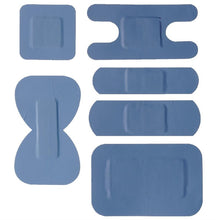 Afbeelding in Gallery-weergave laden, Blauwe pleisters assorti (100 stuks)