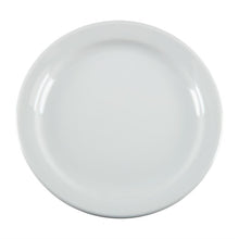 Afbeelding in Gallery-weergave laden, Olympia Whiteware Borden Met Smalle Rand 18cm (12 Stuks)