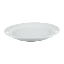 Afbeelding in Gallery-weergave laden, Olympia Whiteware Borden Met Smalle Rand 18cm (12 Stuks)