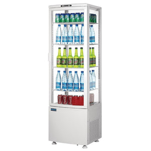 Polar C-serie koelvitrine met gebogen deur 235L