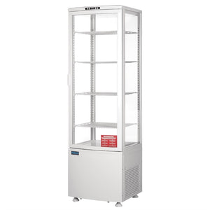 Polar C-serie koelvitrine met gebogen deur 235L