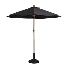 Afbeelding in Gallery-weergave laden, Bolero ronde parasol zwart 2,5 meter