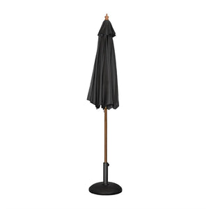 Bolero ronde parasol zwart 2,5 meter