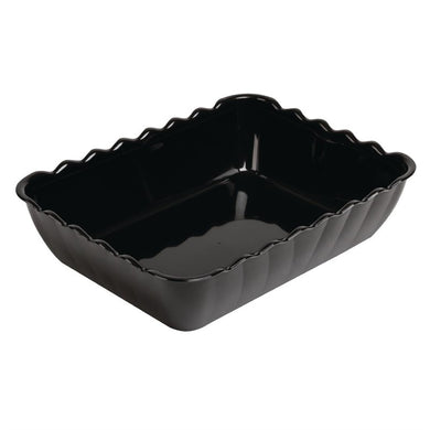 Olympia Kristallon buffetschaal zwart 4,25L