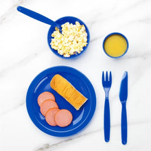 Afbeelding in Gallery-weergave laden, Olympia Kristallon polycarbonaat borden 23cm blauw (12 stuks)