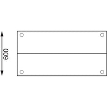 Afbeelding in Gallery-weergave laden, Vogue RVS werktafel met wandplanken groot
