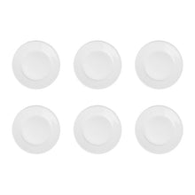 Afbeelding in Gallery-weergave laden, Olympia Athena borden met brede rand 28cm wit (6 stuks)
