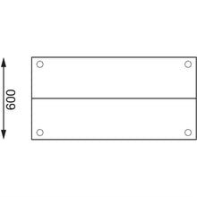 Afbeelding in Gallery-weergave laden, Vogue RVS werktafel met wandplanken 120cm