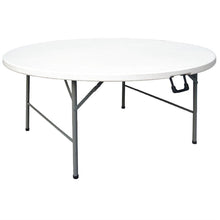 Afbeelding in Gallery-weergave laden, Bolero ronde klaptafel wit 153cm