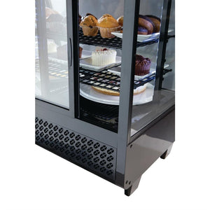 Polar C-serie koelvitrine 100L zwart