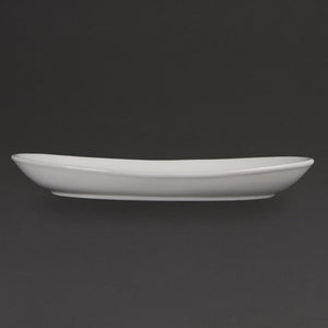 Olympia Whiteware diepe ovale borden 304 mm (pak van 4)