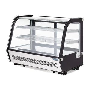 Polar G-serie tafelmodel koelvitrine 160L zwart